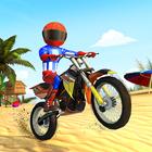 Superhero Moto Bike Stunt Racing Game icône