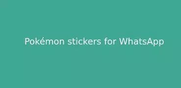Pokémon Stickers for WhatsApp