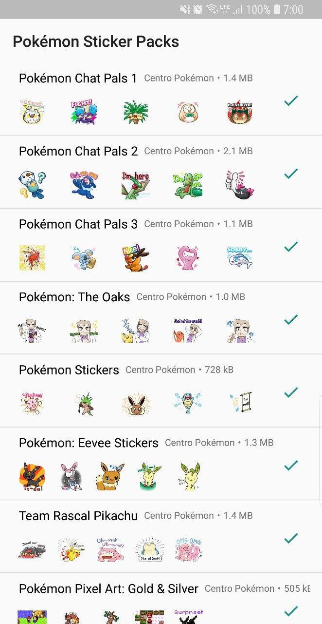 Pokmon Stickers For Whatsapp For Android Apk Download