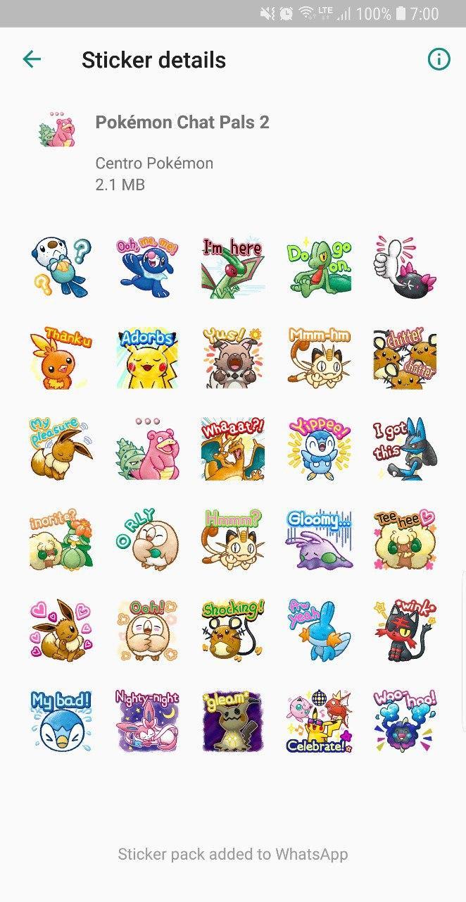 Pokmon Stickers For Whatsapp For Android Apk Download