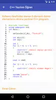 C++ Yazılım Öğren imagem de tela 3