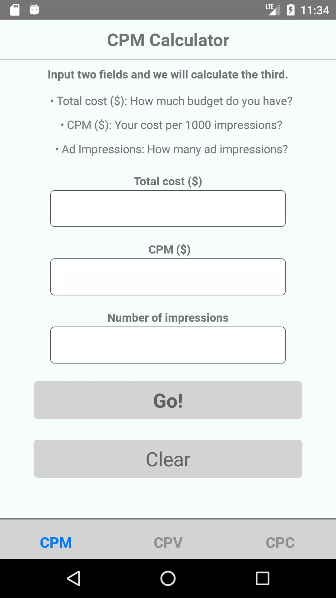 CPM Calculator APK for Android Download