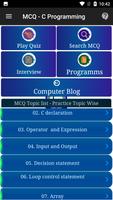 C MCQ Quiz Interview Programs स्क्रीनशॉट 1