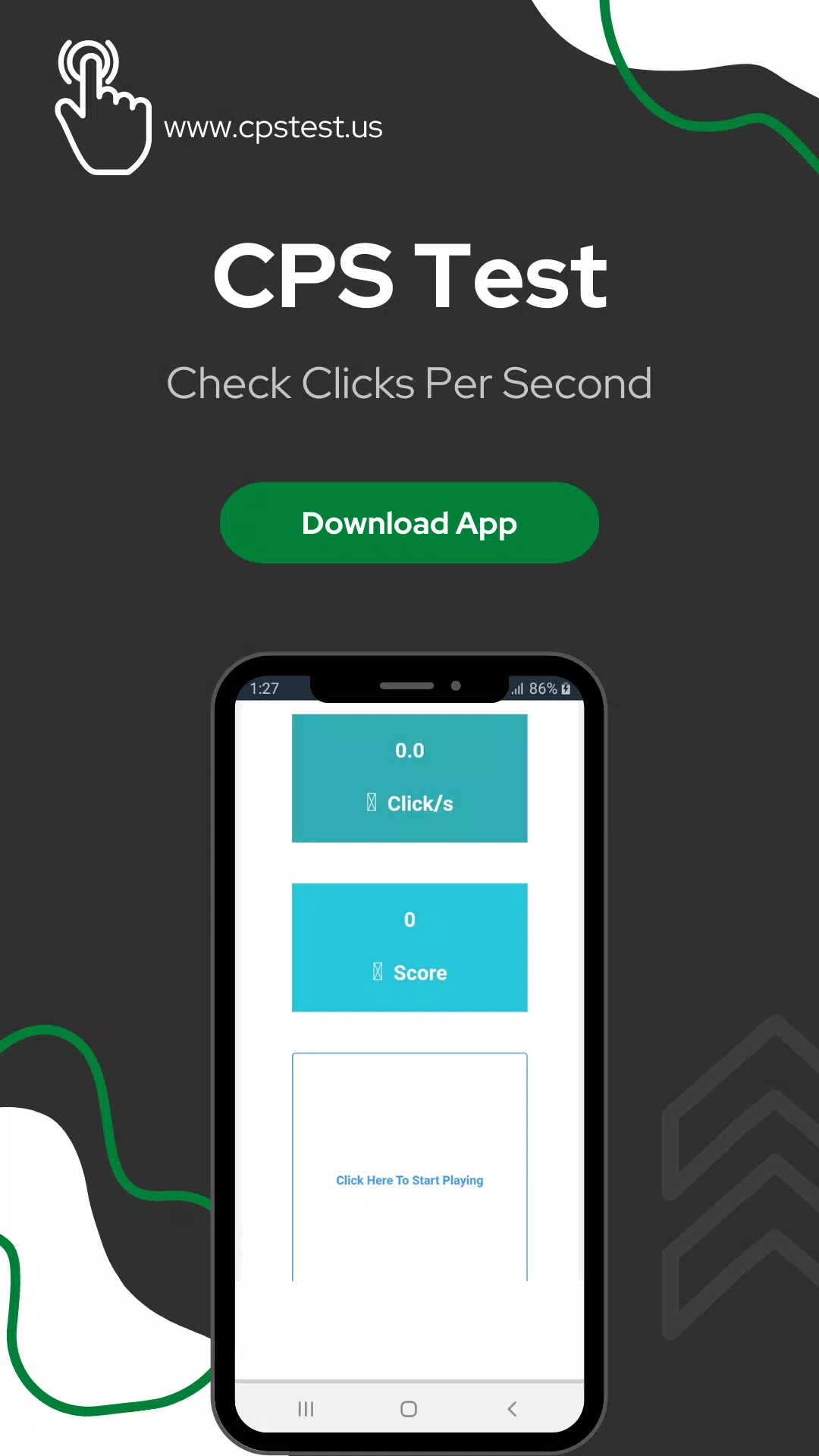 Click Speed Test / CPS Test - Check Clicks Per Second