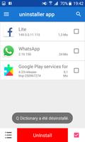 برنامه‌نما Uninstall Apps عکس از صفحه