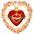 Amar os corações de Jesus e Ma ícone