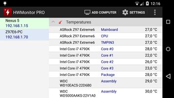 HWMonitor PRO скриншот 2