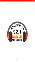 Concierto FM 92.1 San Genaro plakat