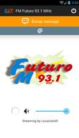 FM Futuro 93.1 MHz الملصق