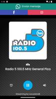 Radio 5 100.5 MHz General Pico Affiche