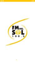 FM del Sol Pehuajo 100.5 MHz. Affiche