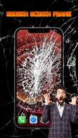 Cracked Screen with Time Bomb Affiche