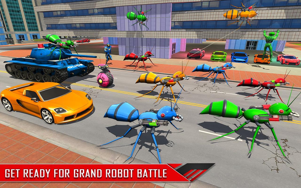 Ant Robot Car Transforming Games Car Robot Game For Android Apk Download - ant robot roblox