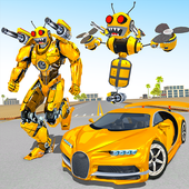 Bee Robot Car Transformation v1.63 (Mod Apk)