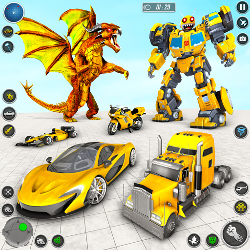 juego coche robot: juego robot