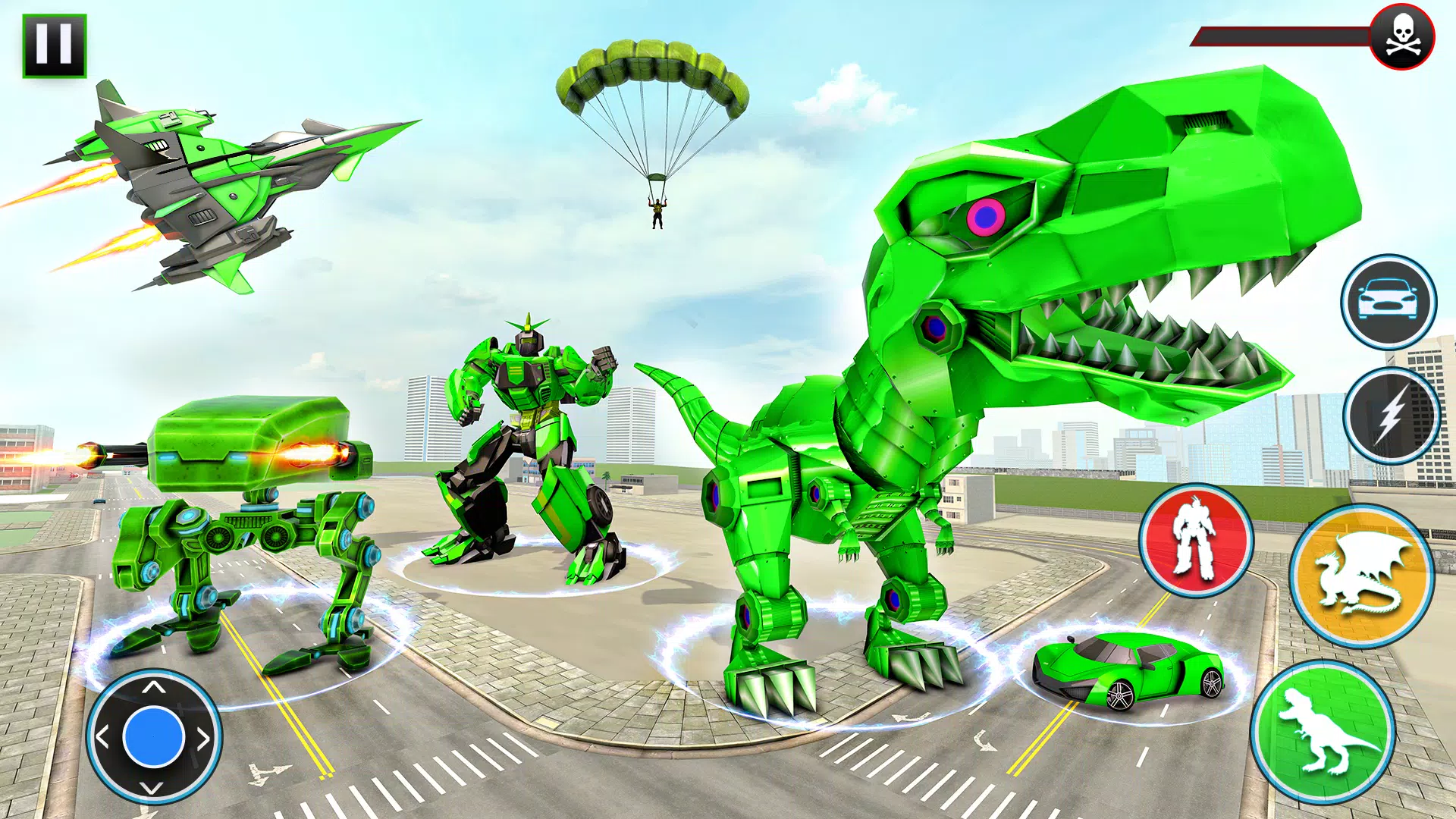 Descarga de APK de Juegos de Dino Robot para Android