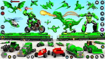 공룡 로봇 자동차 게임:로봇 게임 스크린샷 2