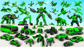 Jogos de carros robôs animais imagem de tela 1
