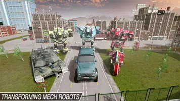 mekanik Robot transform Oyunu - Sonsuz robot wars Ekran Görüntüsü 5