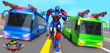 Gioco di auto robot per bus