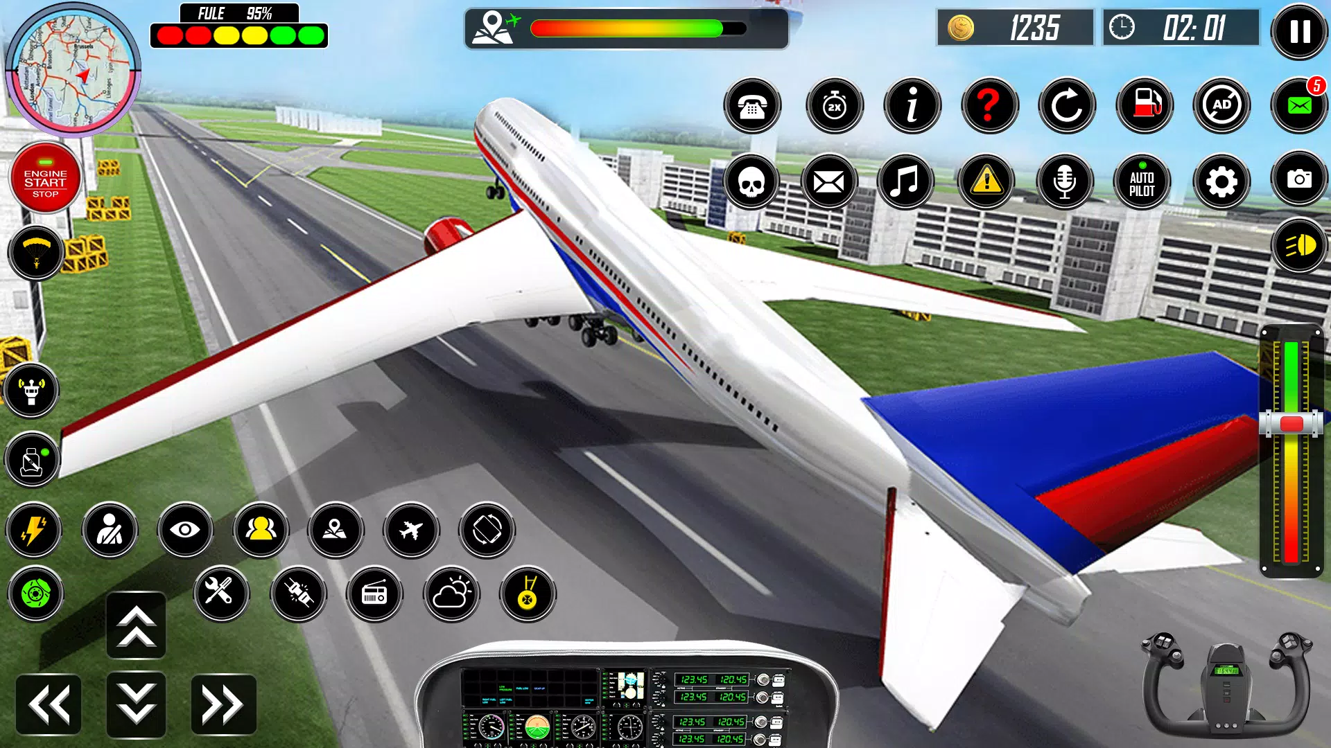 Pouso de emergência! #jogos #games #aviões #flightsimulator 