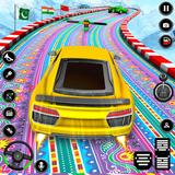 坡道汽车特技游戏：不可能的特技车游戏 图标