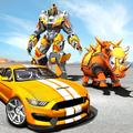 Rhino Robot Car transforming games – City battle