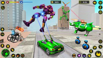 Rhino Robot - Robot Car Games screenshot 4