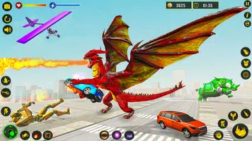 Rhino Robot - Robot Car Games screenshot 6