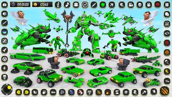 Rhino Robot - Robot Car Games পোস্টার