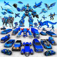 Poster gioco di auto robotiche