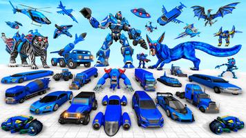 juego de coches robot captura de pantalla 1