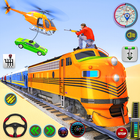 火车抢劫汽车盗窃 - 火车运输游戏 图标