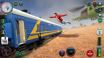 火车抢劫汽车盗窃 - 火车运输游戏 截图 1