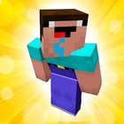 Minecraft noob skin icône