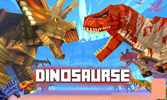 Dinosaurs Mod for Minecraft PE Affiche