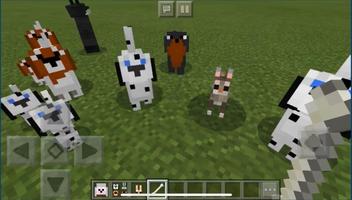 Additional breeds of dogs addon for MCPE تصوير الشاشة 1
