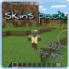 Skins pack addon for mcpe 아이콘