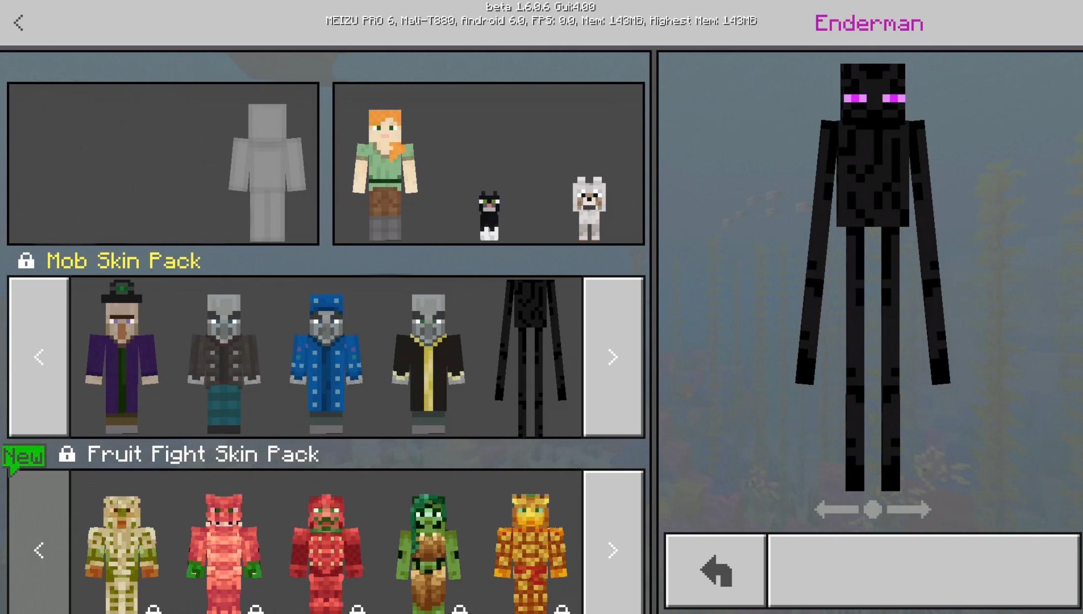 Описание для Skins pack addon for mcpe.