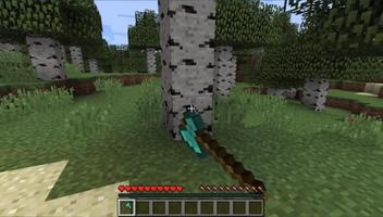 Tree destroyer mod for mcpe-poster