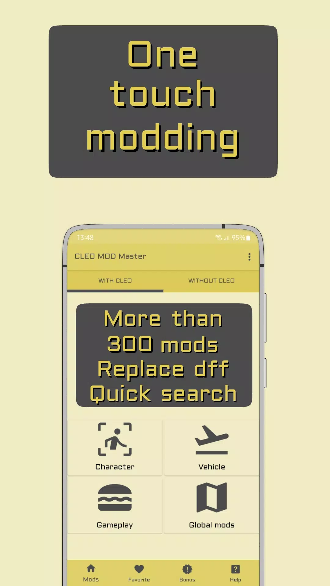 GTA 3 Cleo mod for GTA III Mobile Mod 