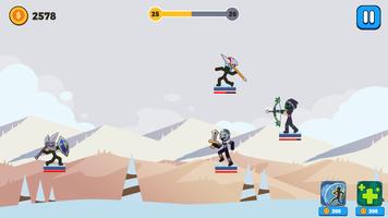 Stickman Archer Hero: Super Bow Legend Fight captura de pantalla 1