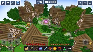 Planet Craft: Mine Block Craft ảnh chụp màn hình 1