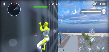 Spider Rope Hero : City Battle capture d'écran 2