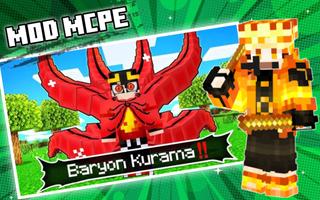 Anime Naruto Mod for Minecraft Plakat