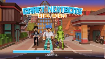 Craft Nextbots 3D: Pixel world постер