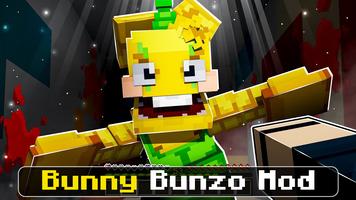 Bunzo Bunny Mod for Minecraft Affiche