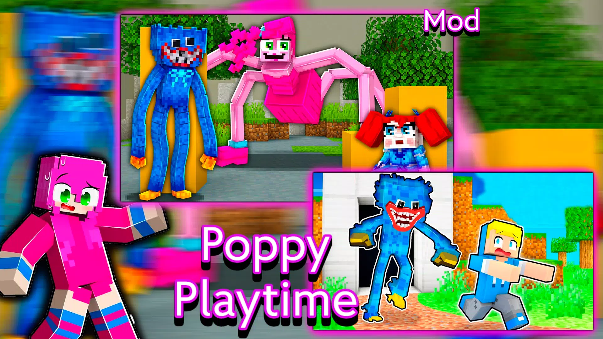 Poppy Playtime Mommy Long Legs Minecraft Map