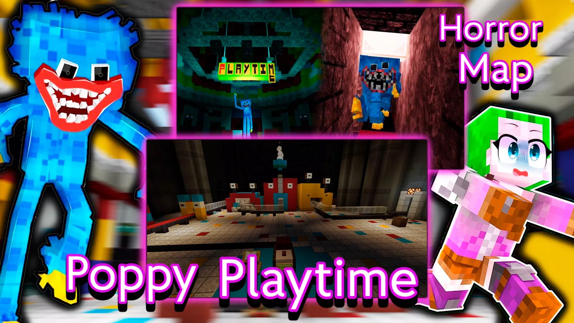 Poppy Playtime Chapter 2 & 1 Map Minecraft Map