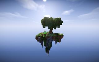 SkyBlock maps : islands craft  Affiche